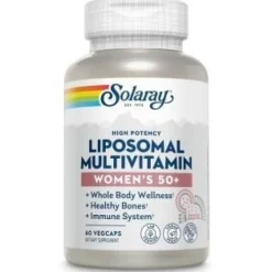Liposomal Multivitamin Mujer +50 60caps - Solaray