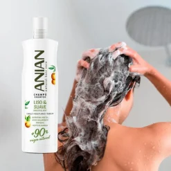 Liso y Suave Champú Queratina Vegetal 400ml - Anian
