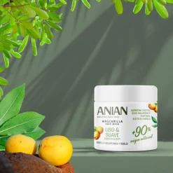 Liso y Suave Mascarilla Queratina Vegetal 350ml - Anian