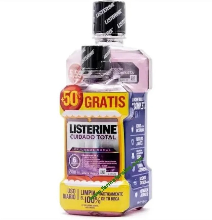 Listerine Cuid T 500+250 Ml (Etiq Pvp)