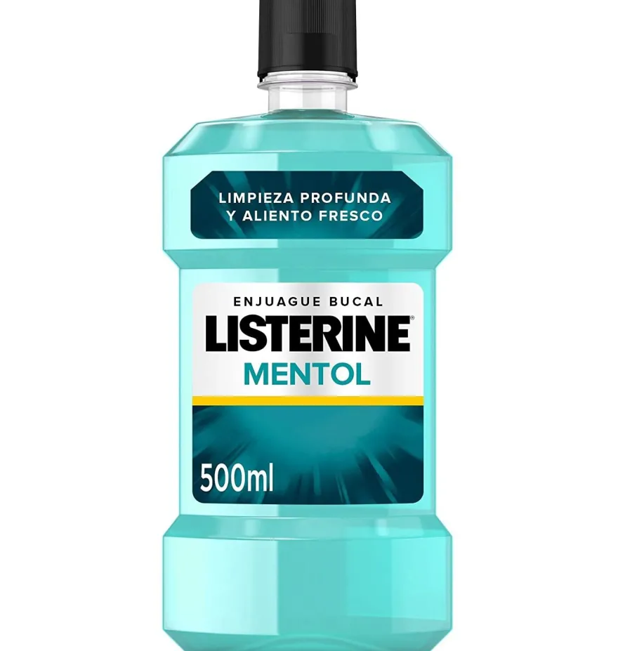 Listerine (1 Envase 500 ml Sabor Mentol) - Johnson&johnson