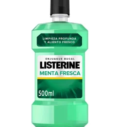 Listerine (1 Envase 500 ml Sabor Menta Fresca) - Johnson&johnson