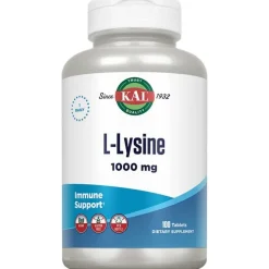 L-Lysine 1000Mg Comprimidos, Vitaminas Y Suplementos Kal - Perfumes Club
