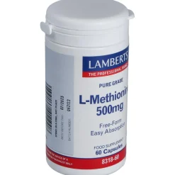 L - Metionina 500mg 60 Caps - Lamberts