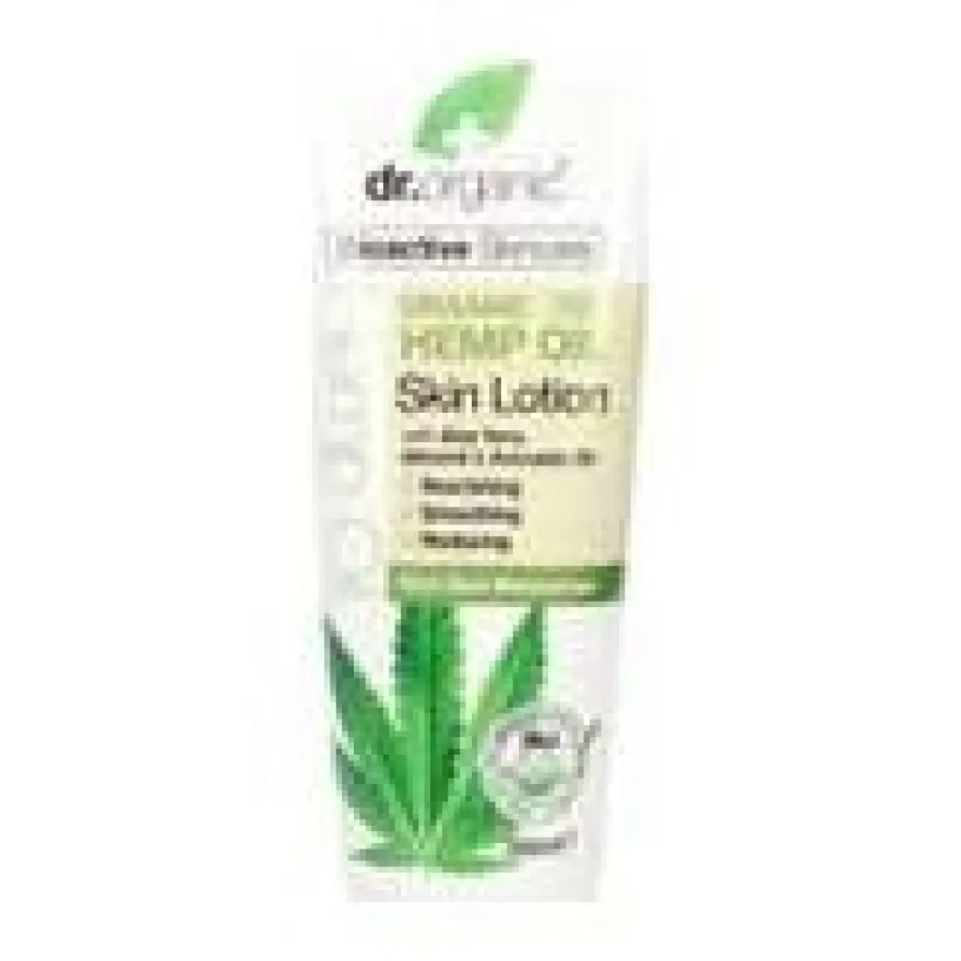 Locion Corporal Aceite de Cañamo Organico 200ml - Dr. Organic