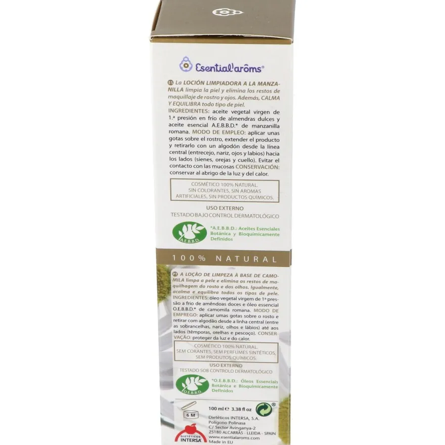 Locion Limpiadora La Manzanilla 100Ml.Esentialaro