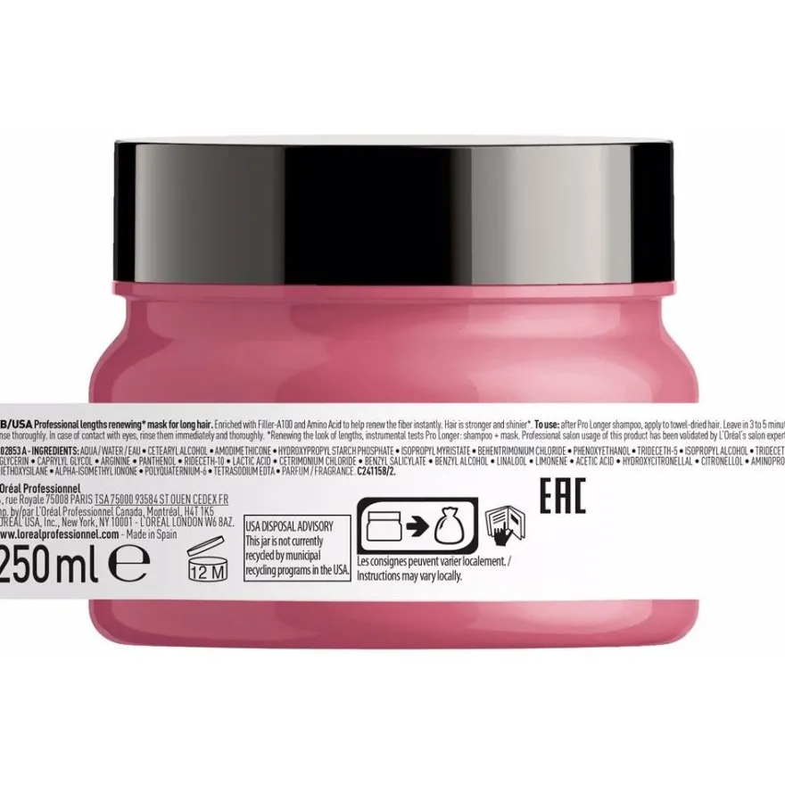 L'oreal Expert Pro Longer Mascarilla 250ml - L'oral