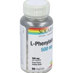 L - Phenylalanine 500mg 60cáps - Solaray