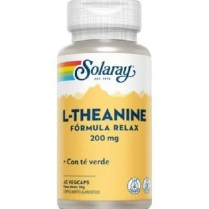 L - Teanina (theanine) 200mg. 45cap - Solaray