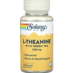 L - Teanina (theanine) 200mg. 45cap - Solaray