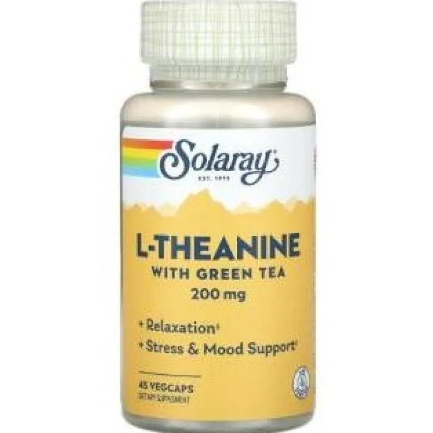 L - Teanina (theanine) 200mg. 45cap - Solaray
