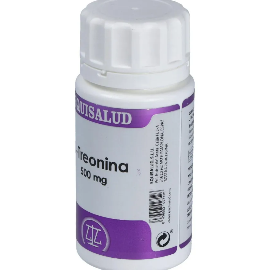 L - Treonina 500mg 50caps - Equisalud