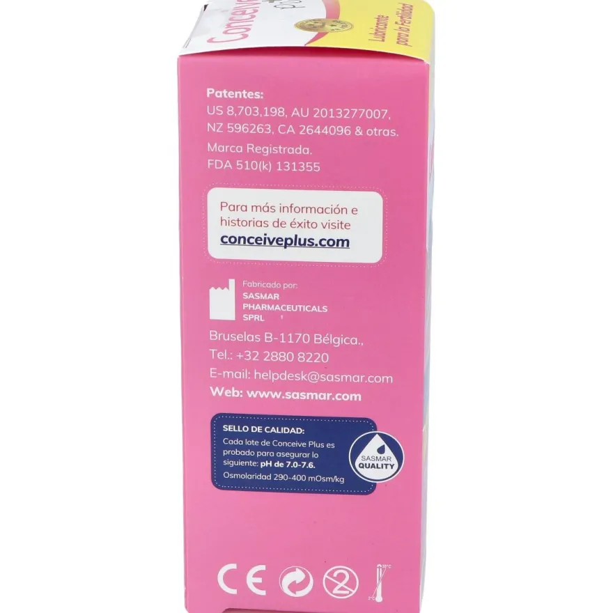 Lubricante Conceive Plus 8 Aplicadores Unidosi