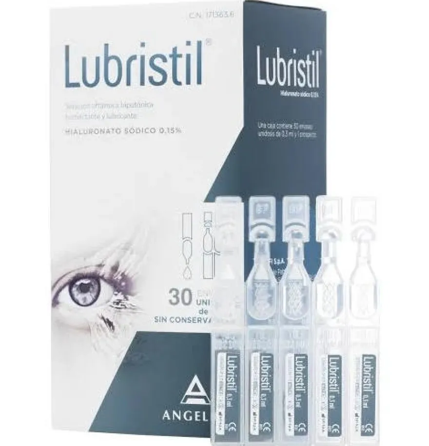 Lubristil Solución Oftalmica (30 Monodosis 0,3 ml) - Farmaceutica Angelini S.a