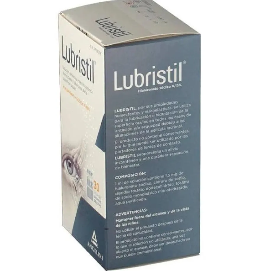 Lubristil Solución Oftalmica (30 Monodosis 0,3 ml) - Farmaceutica Angelini S.a