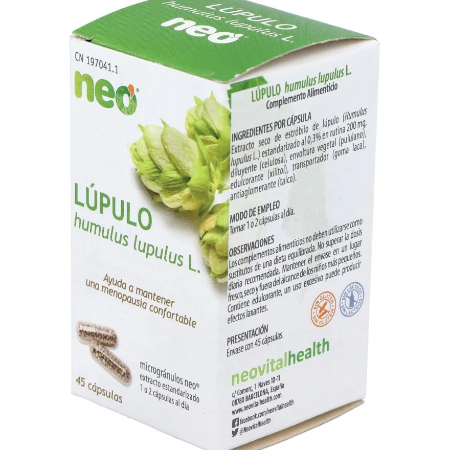 Lupulo Microgranulos Neo 45cap - Neovital