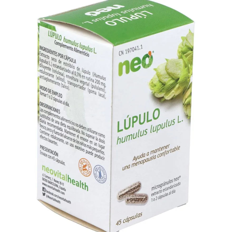 Lupulo Microgranulos Neo 45cap - Neovital