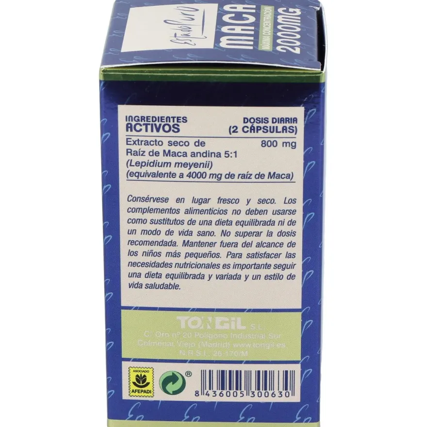 Maca 60cap. Estado Puro - Tongil