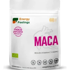 Maca Polvo Eco Vegan sin Gluten 200g - Energy Feelings