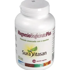 Magnesio Bisglicinato Plus 120 Cápsulas - Sura Vitasan
