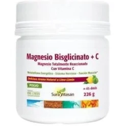 Magnesio Bisglicinato + Vitamina C 226g - Sura Vitasan