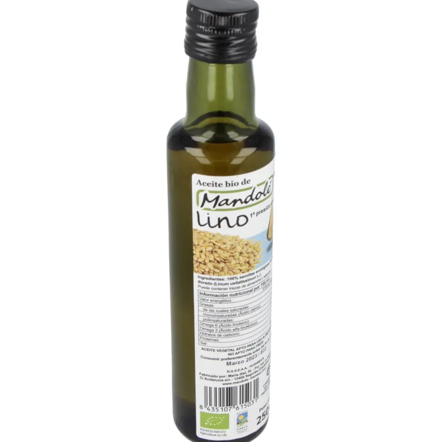 Mandolé Aceite de Lino Bio 250ml - Mandole