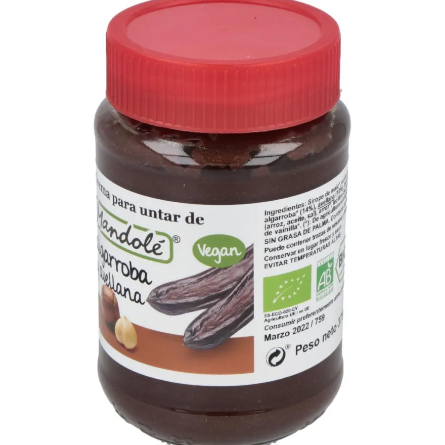 Mandole Crema Algarroba Avellana S/Pal 375G