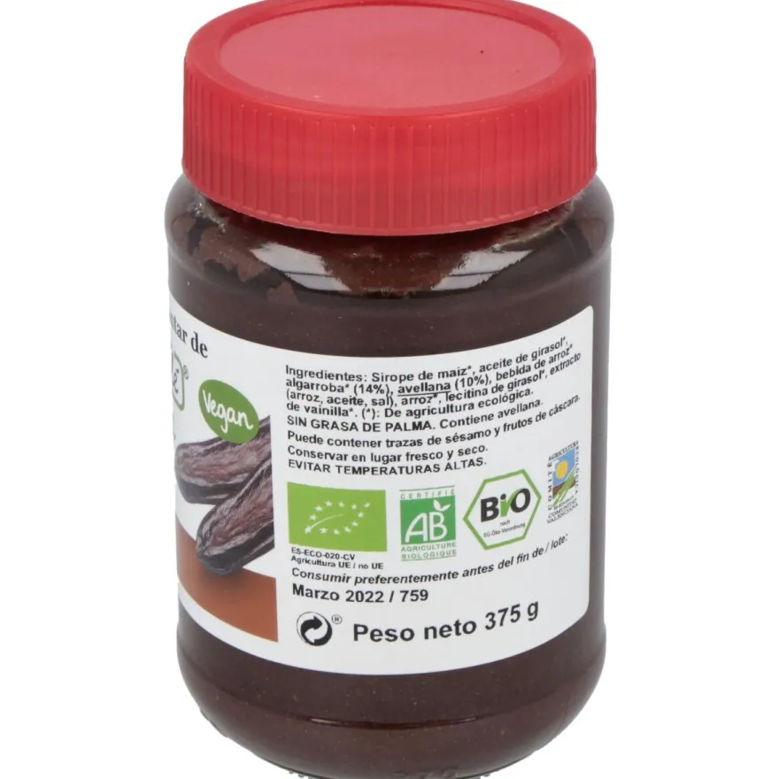 Mandole Crema Algarroba Avellana S/Pal 375G