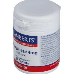 Manganeso Citrato 4Mg. 100 Cap.