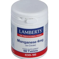 Manganeso Citrato 4Mg. 100 Cap.