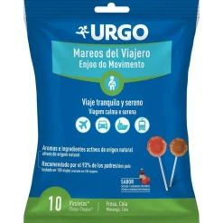 Mareos del Viajero Piruletas, 10 Unidades - Urgo