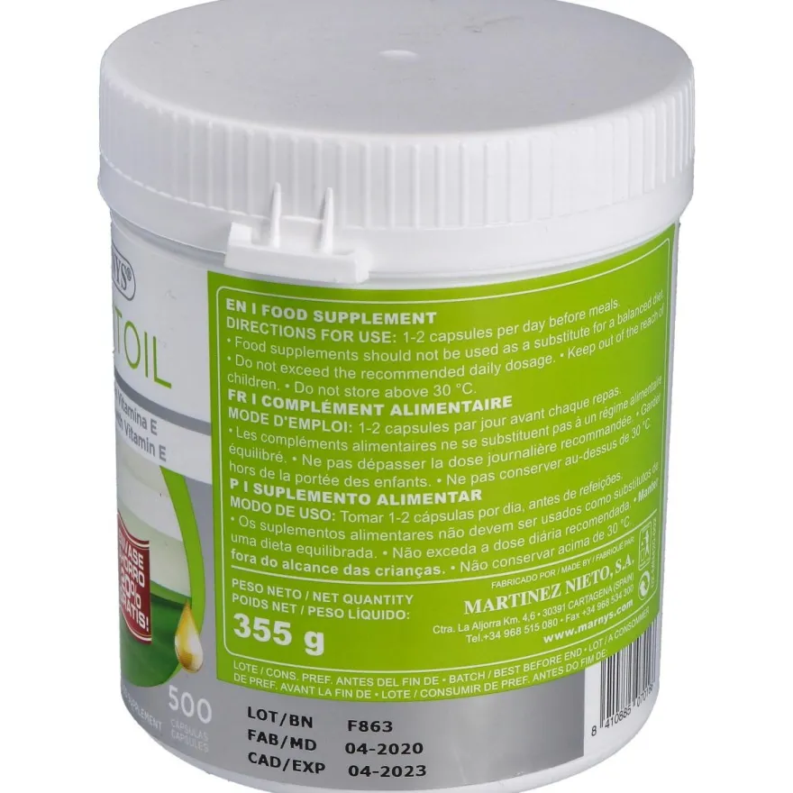 Mar - Vitoil Aceite de Onagra 500mg 500caps - Marnys