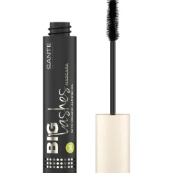 Mascara de Pestañas Big Lashes 01 Black 10ml - Sante Naturkosmetik