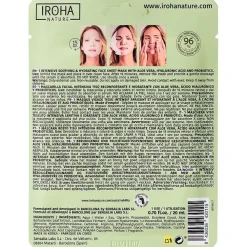Mascarilla Aloe+ah Reconfortante Hidratante 20ml - Iroha Nature