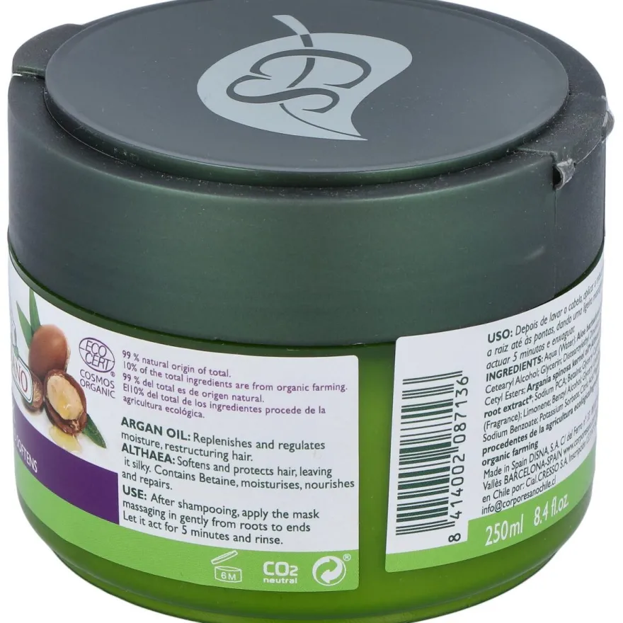 Mascarilla Capilar Aceite de Argán Cosmos 50ml - Corpore Sano