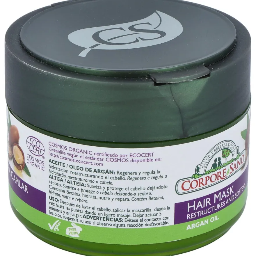 Mascarilla Capilar Aceite de Argán Cosmos 50ml - Corpore Sano