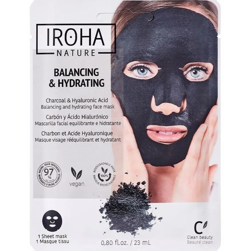 Mascarilla Carbón Detox e Hidrantante 20ml - Iroha Nature