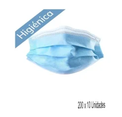 Mascarilla Higiénica Desechable Adulto 200 x 10 Unidades, 1 Caja. - Vitae Pharma