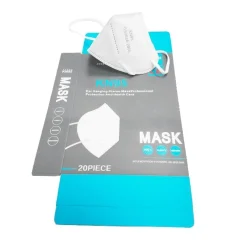Mascarillas de Protección KN95 sin Válvula, Caja de 20 Unidades.