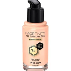 Max Factor Facefinity 3In1 Primer Concealer Foundation 55 30Ml