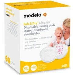 Medela Safe Y Dry Discos Absorbentes Desechables 60U