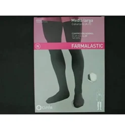 Media Caballero Larga (a - F) Compresion Normal - Farmalastic Silicona (2 Unidades Talla Mediana) - Cinfa S a