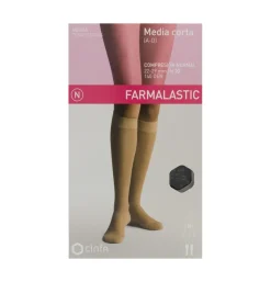 Media Corta (a - D) Compresion Normal - Farmalastic (talla Reina Plus Color Negro) - Cinfa S a
