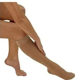Media Corta (A-D) Compresion Normal - Medilast Con Puntera (Talla Pequeña Color Beige)