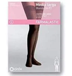 Media Larga (A-F) Compresion Ligera - Farmalastic Blonda (Talla Grande Color Vison)