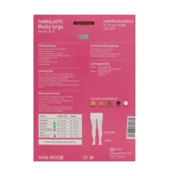 Media Larga (a - F) Compresion Normal - Farmalastic Blonda (talla Mediana Color Camel) - Cinfa S a