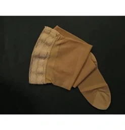 Media Larga (A-F) Compresion Normal - Medilast Blonda De Silicona (Talla Extragrande Color Beige)