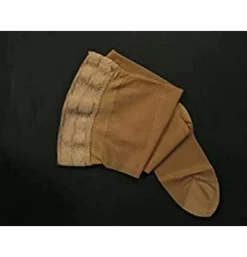 Media Larga (A-F) Compresion Normal - Medilast Blonda De Silicona (Talla Mediana Color Beige)