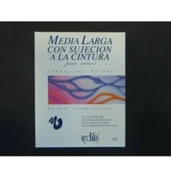 Media Larga Sujecioneccion Cintura Compresion Normal - Medilast (Derecha Talla Mediana)