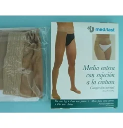 Media Larga Sujecioneccion Cintura Compresion Normal - Medilast (Izquierda Talla Grande)